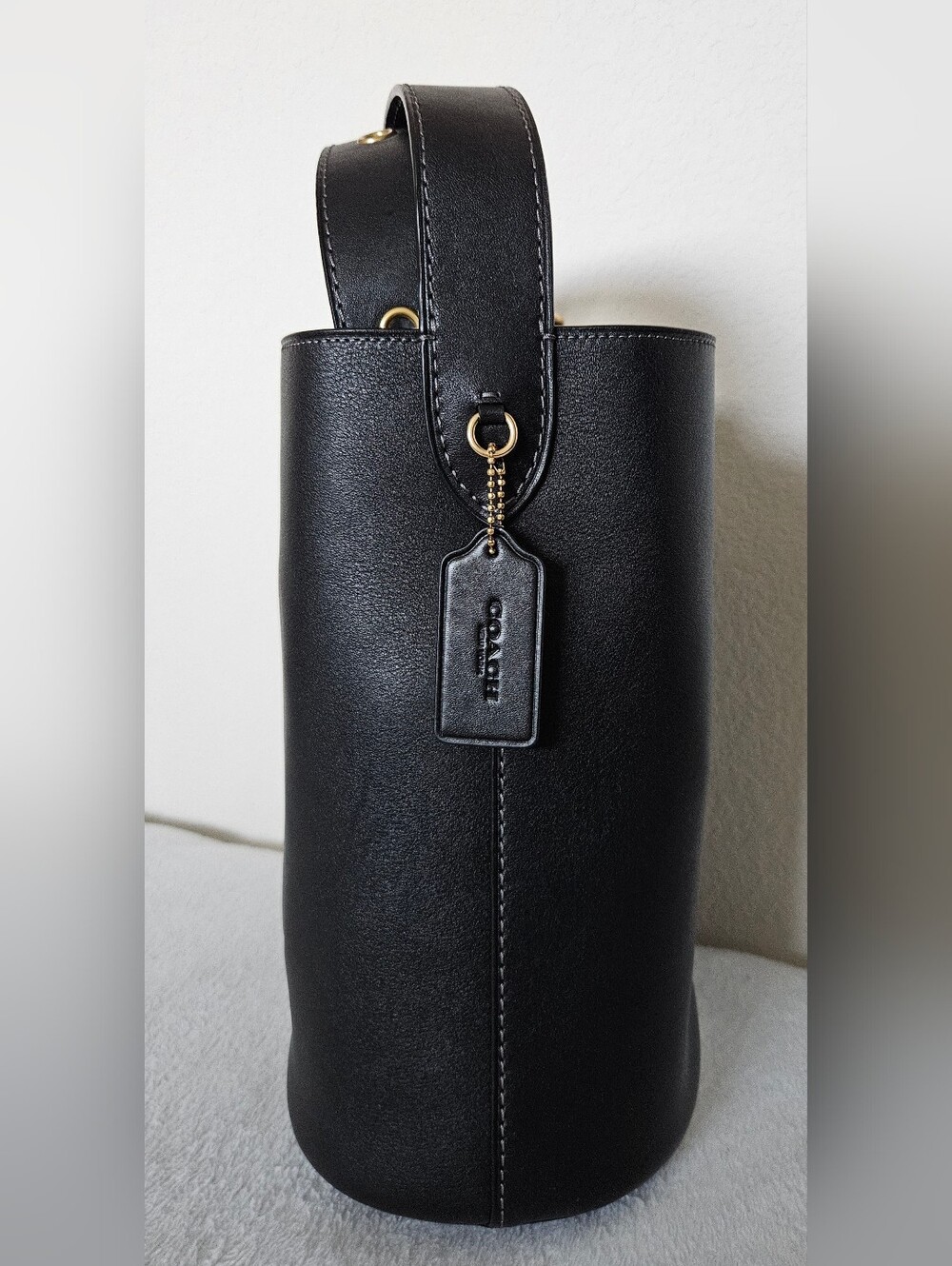 Coach Bleeker Bucket Bag - Black - Picture 2 of 15
